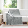 Vidaxl plaid gris 150 x 200 cm polaire