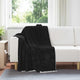 Vidaxx plaid noir 130 x 150 cm polaire