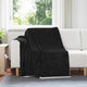 Vidaxx plaid noir 150 x 200 cm polaire