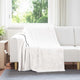 Vidaxx plaid blanc 150 x 200 cm polaire