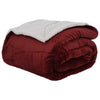 Vidaxx plaid rouge bordeaux 150 x 200 cm polaire