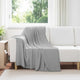 Vidaxx plaid gris 170 x 130 cm polaire