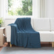 Vidaxx plaid bleu marine 170 x 130 cm polaire