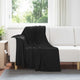 Vidaxx plaid noir 170 x 130 cm polaire