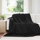 Vidaxx plaid noir 240 x 220 cm polaire