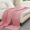 Vidaxl plaid rose 240 x 220 cm polaire