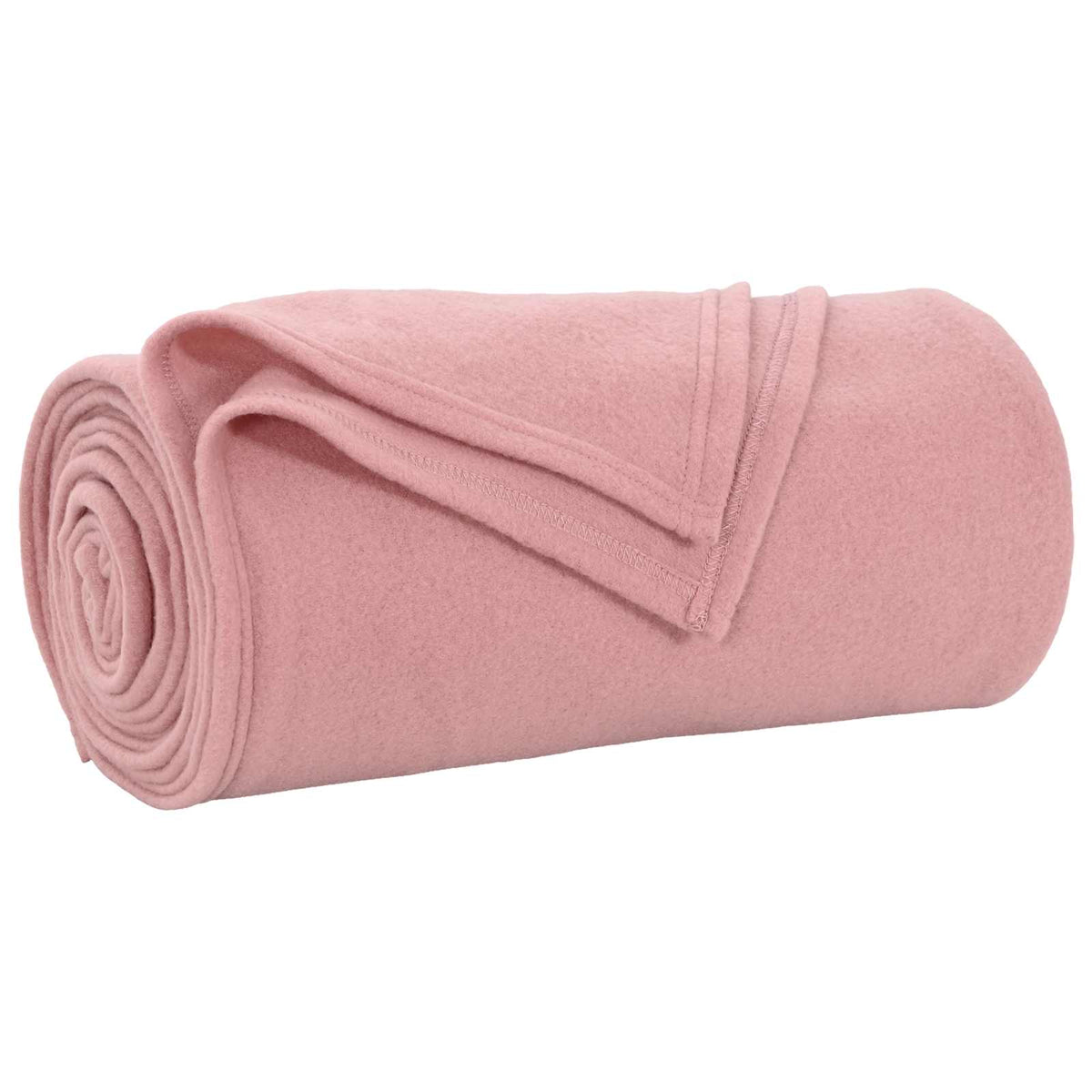 Vidaxl plaid rose 240 x 220 cm polaire