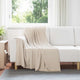 VidaXL tapis 6 pcs beige 170 x 130 cm polaire