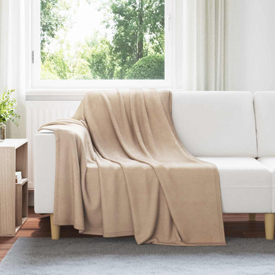 Vidaxl tapis 6 pcs camel 200 x 150 cm polaire