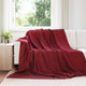 VidaXL tapis 6 pcs rouge bordeaux 270 x 240 cm polaire