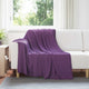Vidaxl tapis 6 pcs violet 200 x 150 cm polaire