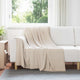 Vidaxl tapis 24 pcs beige 200 x 150 cm polaire