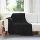 VidaXL tapis 24 pcs noir 200 x 150 cm polaire