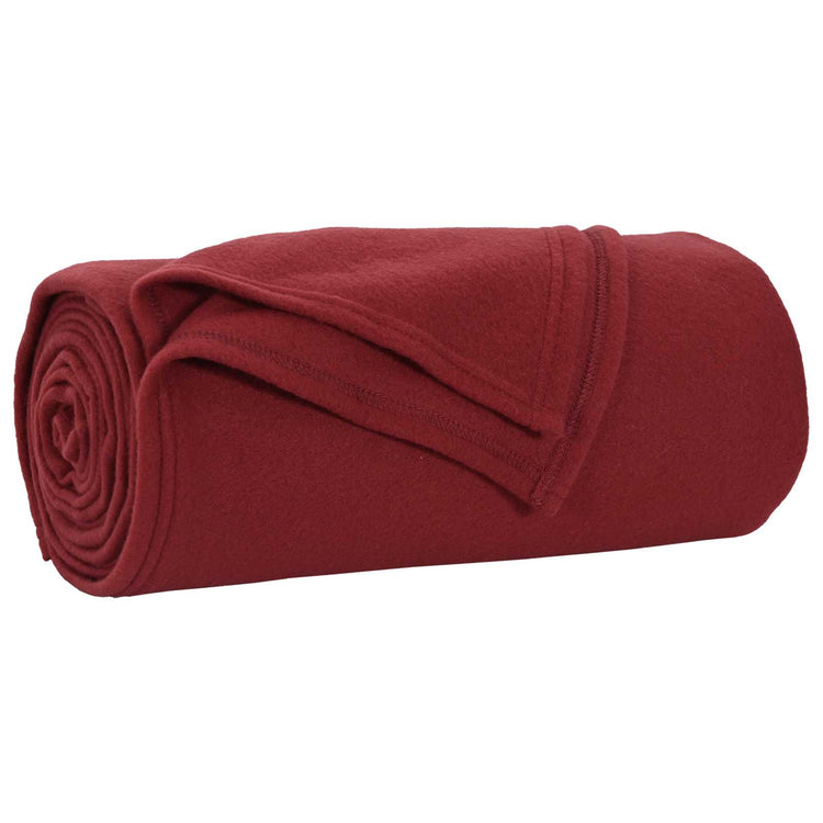 VidaXL tapis 24 pcs rouge bordeaux 270 x 240 cm polaire