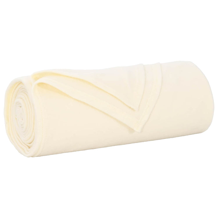 VidaXL tapis 24 pcs crème 240 x 220 cm polaire