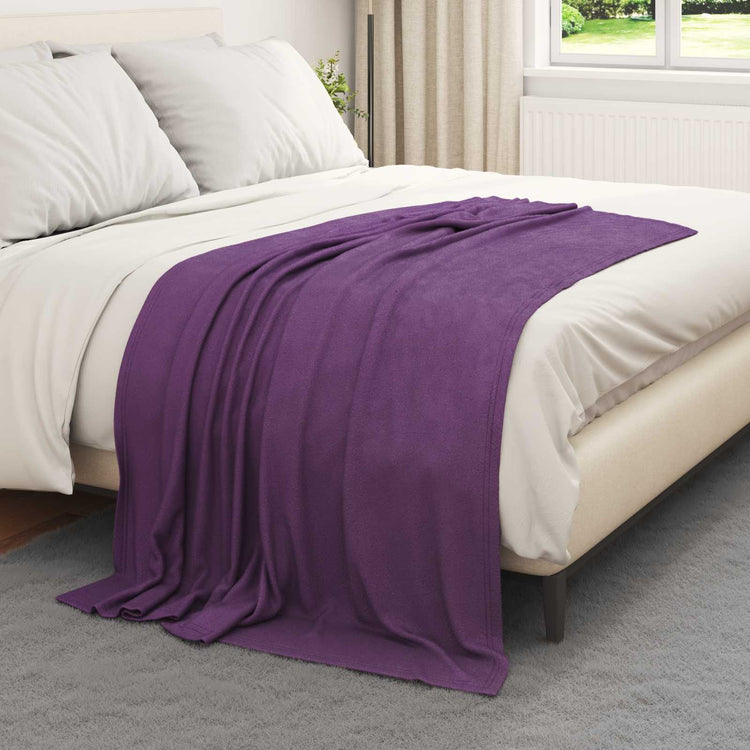 Vidaxl tapis 24 pcs violet 170 x 130 cm polaire
