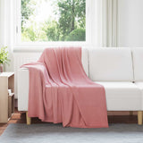 VidaXL tapis 24 pcs rose 170 x 130 cm polaire - afbeelding 1