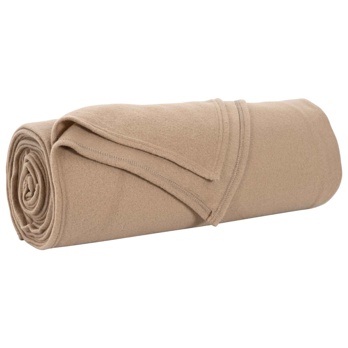 Vidaxl plaid camel 280 x 210 cm polaire