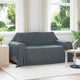 Vidaxl plaid gris foncé 280 x 210 cm polaire