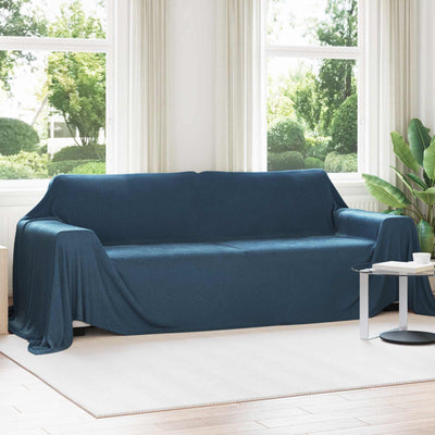 Vidaxx plaid bleu marine 350 x 270 cm polaire