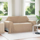 VidaXL tapis 6 pcs camel 280 x 210 cm polaire