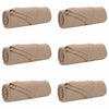 VidaXL tapis 6 pcs camel 350 x 270 cm polaire