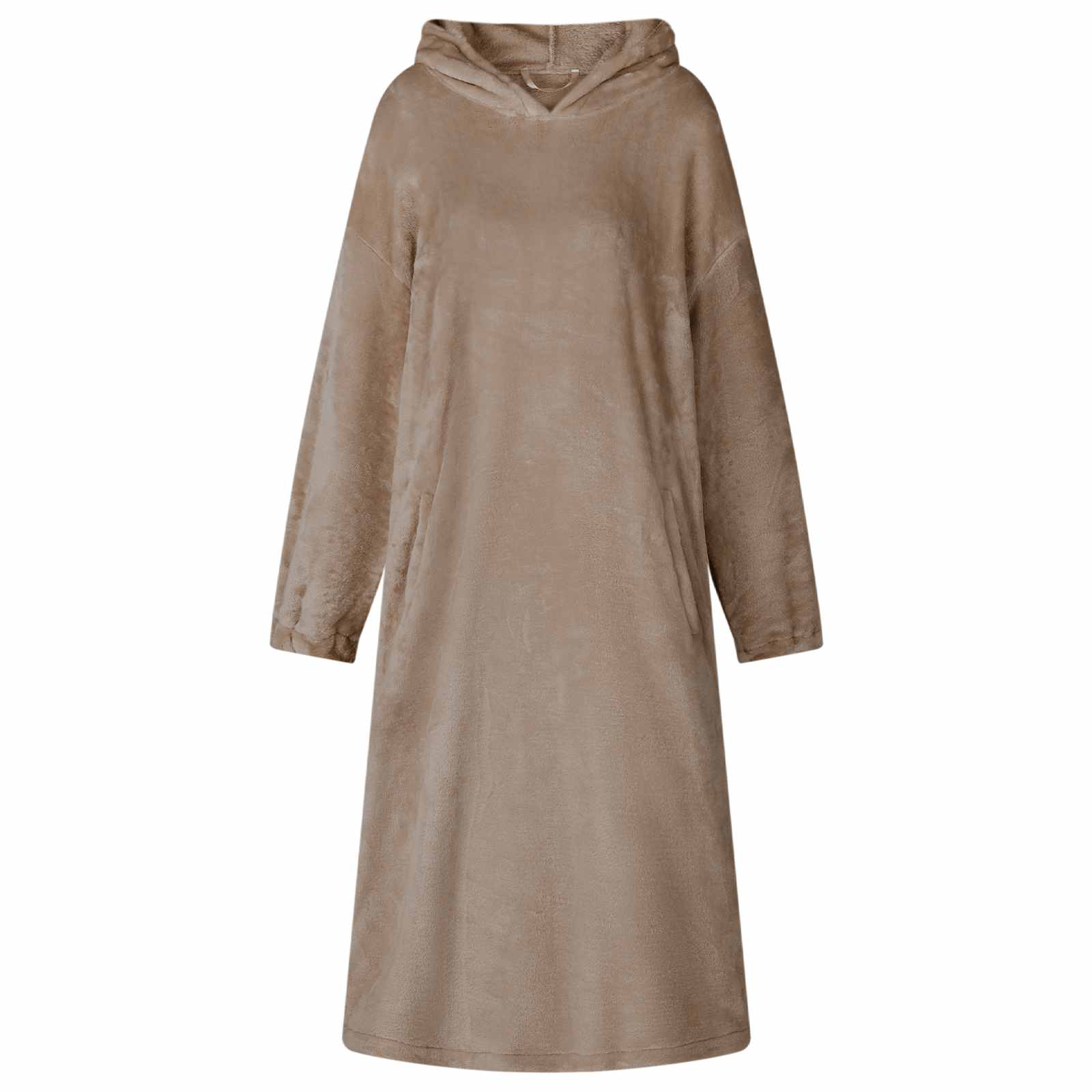 Vidaxl couverture à capuche camel l flanelle