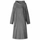Vidaxl couverture sweat à capuche gris foncé s flanelle