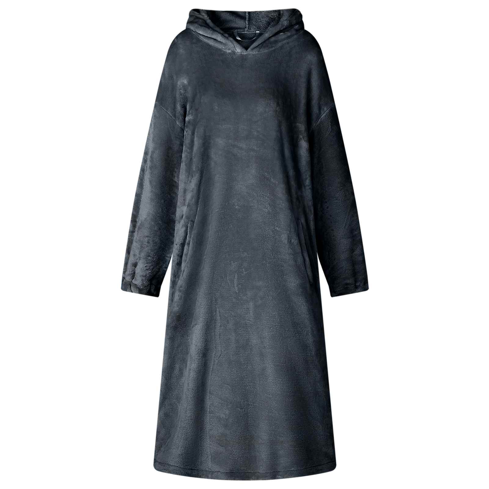 Vidaxx couverture à capuche bleu marine avec flanelle