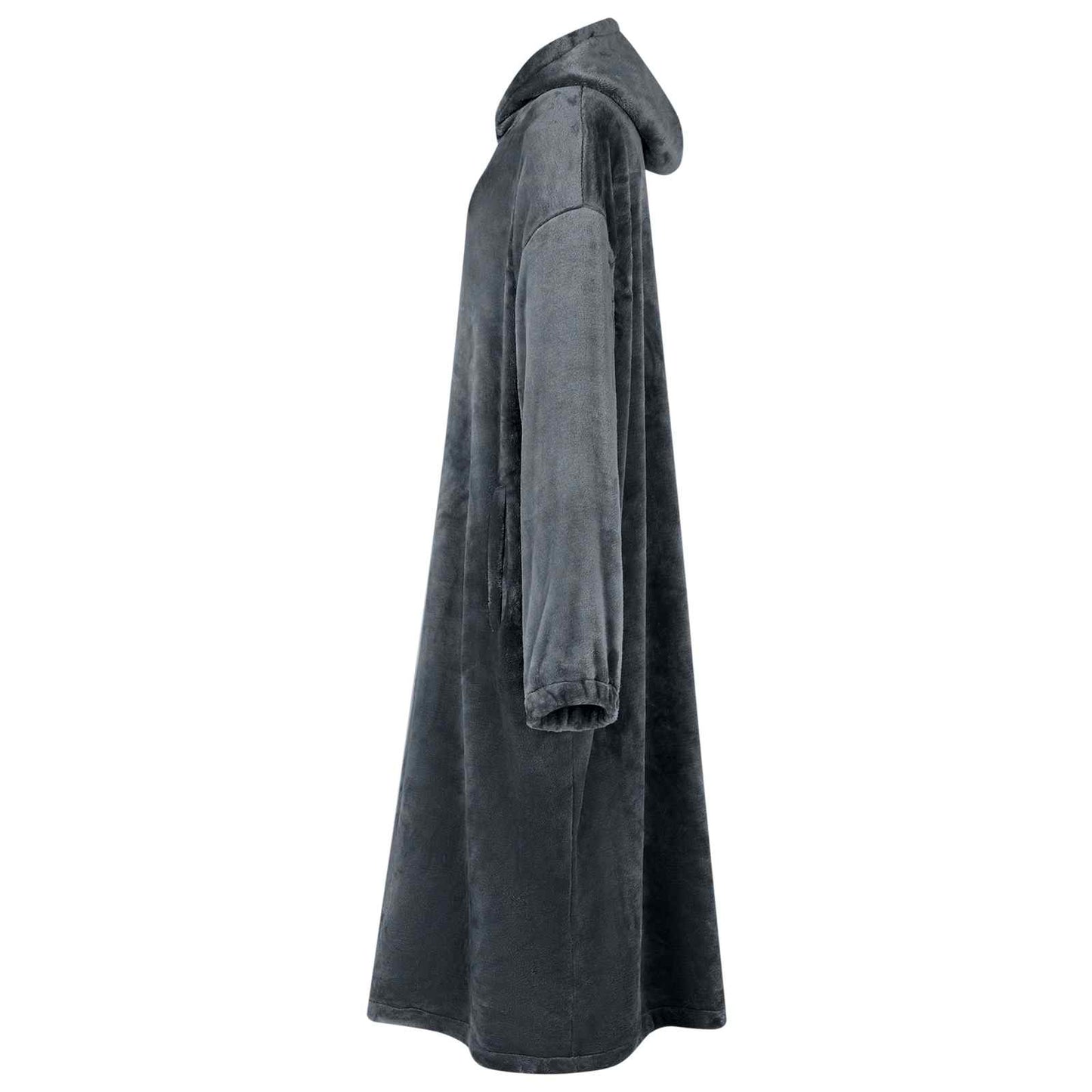 Vidaxx couverture à capuche bleu marine avec flanelle