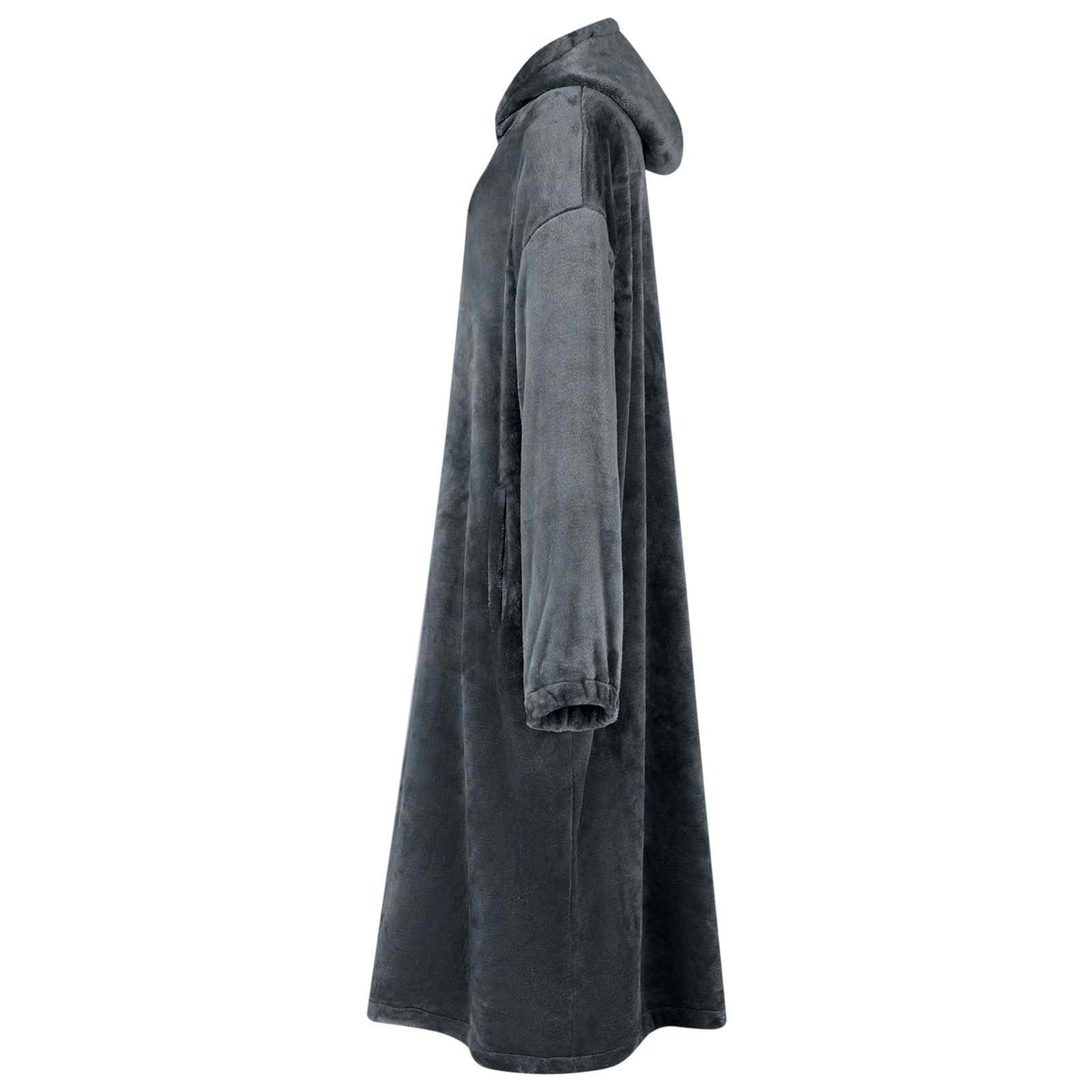 Vidaxx couverture à capuche bleu marine avec flanelle