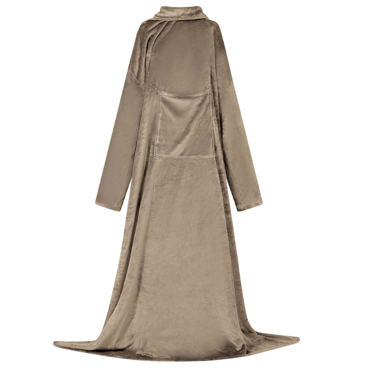 Vidaxl couverture à capuche camel f flanelle