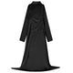 VidaXL couverture à capuche noir f flanelle