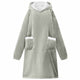 Vidaxl couverture sweat à capuche gris l polaire et flanelle