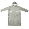 Vidaxx couverture à capuche gris avec polaire et flanelle