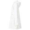 Vidaxl couverture à capuche blanc l polaire et flanelle