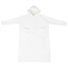 Vidaxx couverture à capuche blanc avec polaire et flanelle