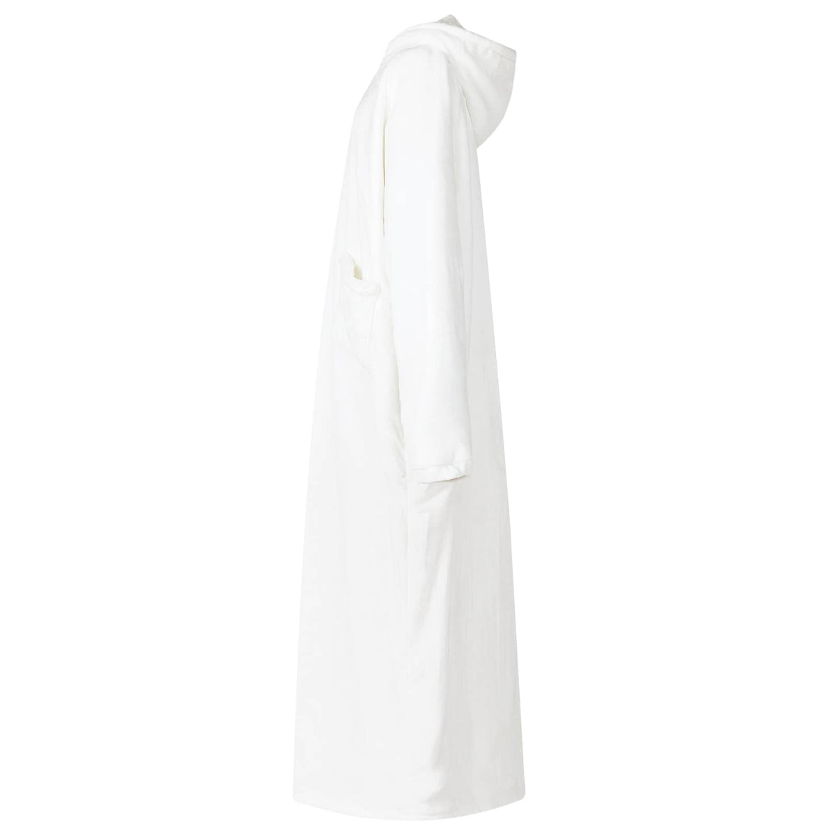 Vidaxl couverture à capuche blanc l polaire et flanelle