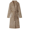 Peignoir VidaXL sans capuche camel avec flanelle