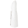VidaXL peignoir sans capuche blanc s flanelle