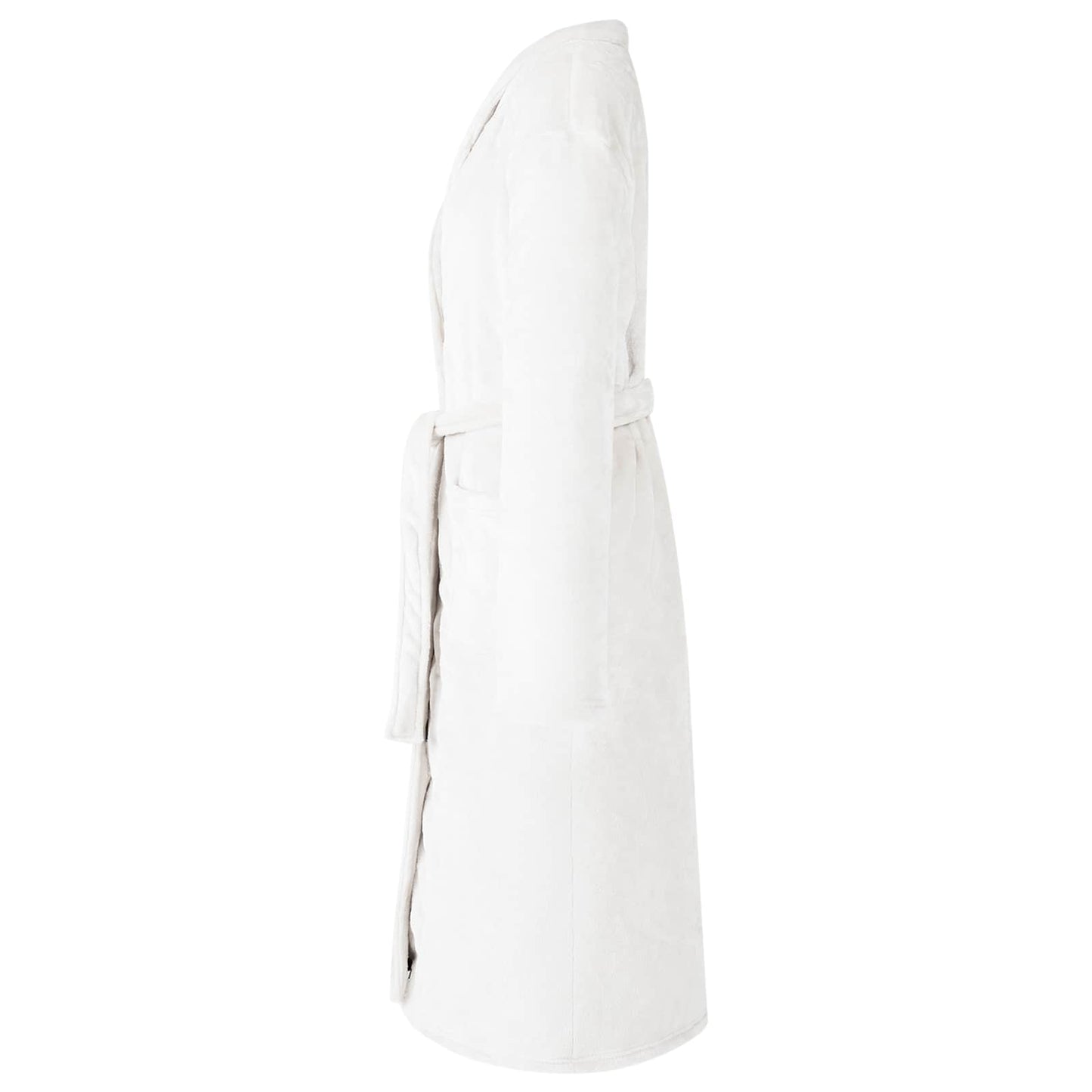 Vidaxl peignoir sans capuche blanc l flanelle