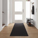 Vidaxl tapis de passage anthracite 80 x 500 cm 100% polypropylène