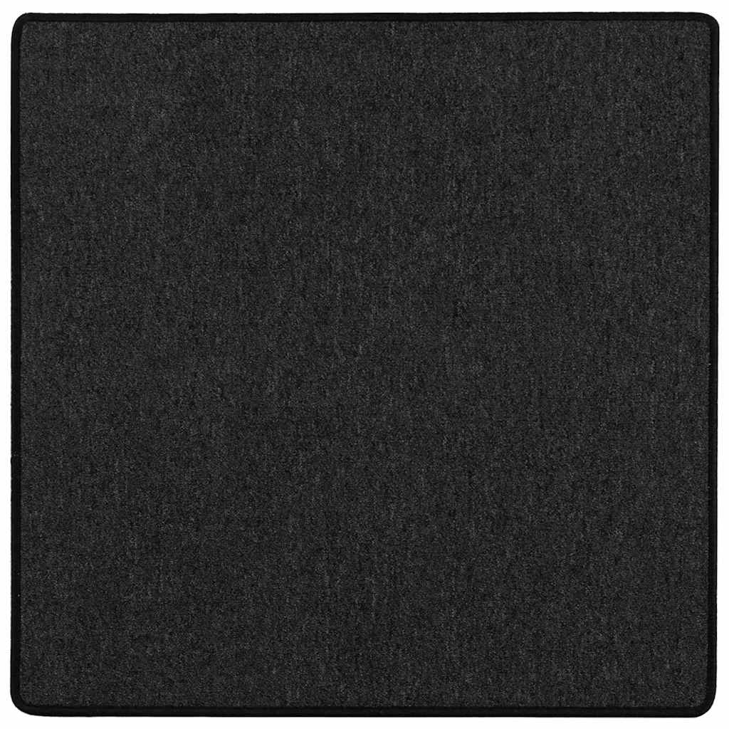 Vidaxl carpet runner anthracite 100 x 100 cm 100% polypropylene