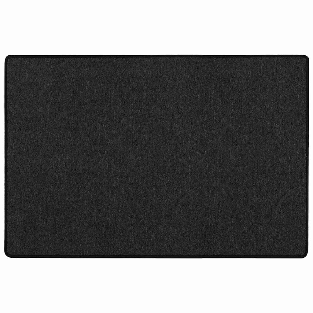 Vidaxl tapis de passage anthracite 100 x 150 cm 100% polypropylène