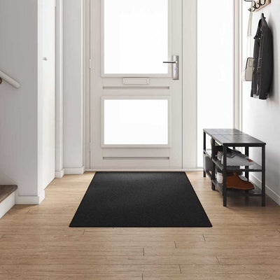 Vidaxl tapis de passage anthracite 100 x 300 cm 100% polypropylène
