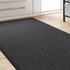 Vidaxl tapis de passage gris foncé 80 x 500 cm 100% polypropylène