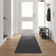 Vidaxl tapis de passage gris foncé 80 x 500 cm 100% polypropylène