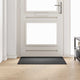 Vidaxl tapis de passage gris foncé 100 x 100 cm 100% polypropylène