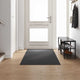 Vidaxl tapis de passage gris foncé 100 x 300 cm 100% polypropylène