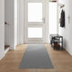 Vidaxl tapis de passage gris clair 80 x 500 cm 100% polypropylène